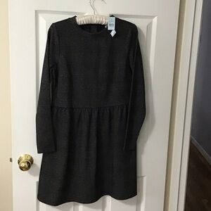 LOFT Long-Sleeve Dress with working buttons on the back